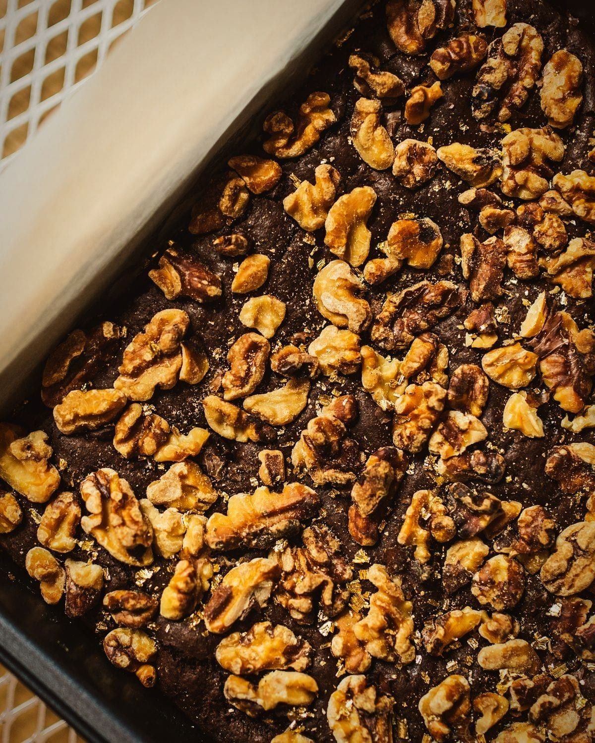 Walnut-topped brownies (representative photo)